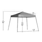 10 ft. x 10 ft. Olive Slant Leg Canopy