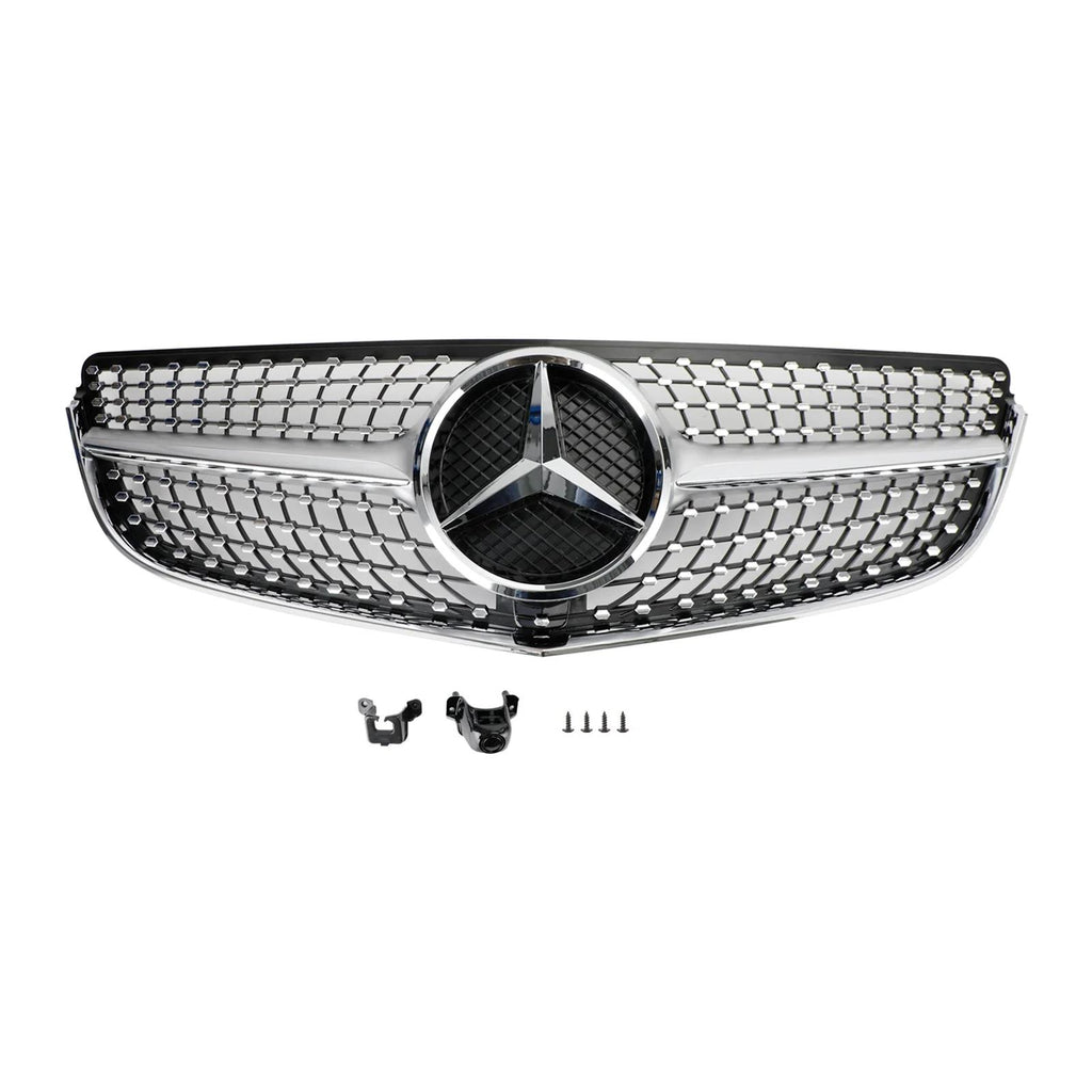2014-2023 Benz E-Class W207/C207 2 Door Coupe E200 E300 E400 E43 AMG Front Bumper Grille Diamond Grill Generic
