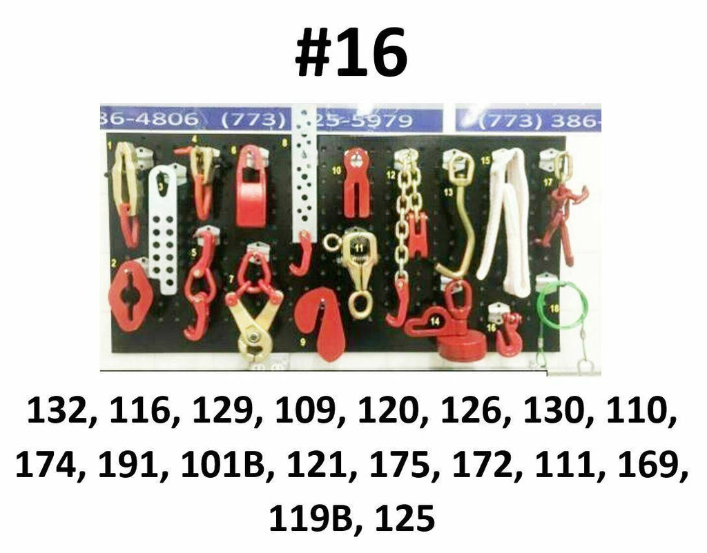 SET#16  AUTO BODY FRAME RACK HEAVY DUTY 18 PIECE TOOL AND CLAMP SPECIAL PRICING!