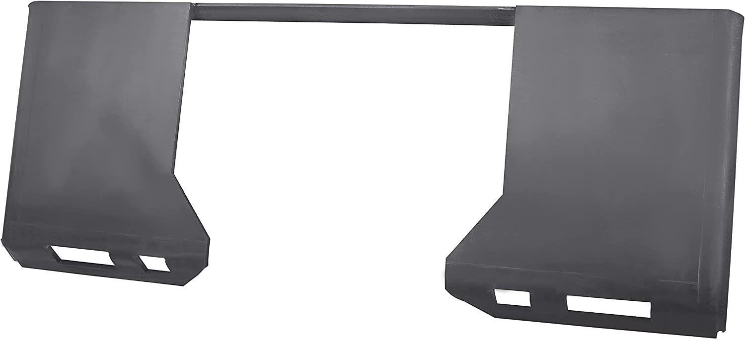 jmtaat hd 3/8" attachment quick tach loader cut out mount plate skid steer bobcat kubota.