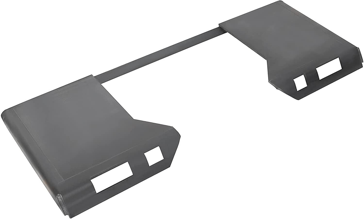 jmtaat hd 3/8" attachment quick tach loader cut out mount plate skid steer bobcat kubota.