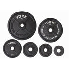 Cast Iron Olympic Weight Plate Set, Olympic Bar with Weight Set by FROGSHOP