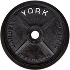 Cast Iron Olympic Weight Plate Set, Olympic Bar with Weight Set by FROGSHOP
