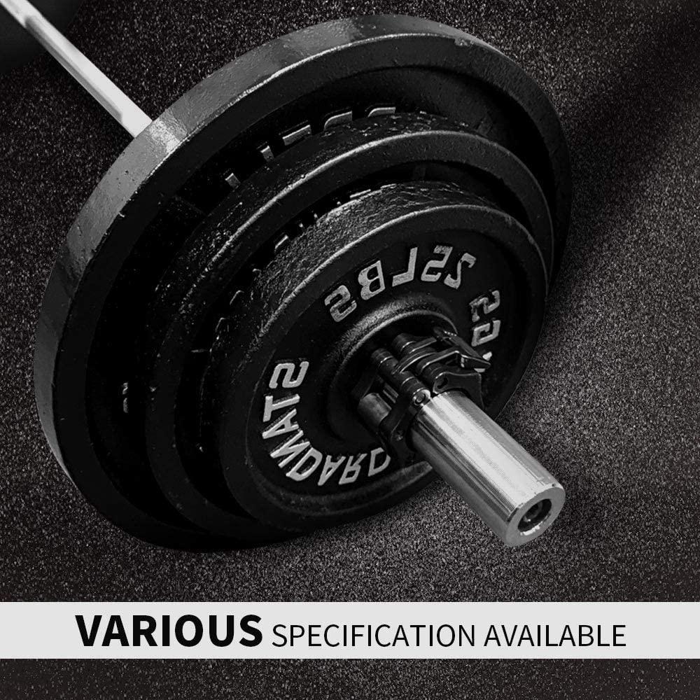 Cast Iron Olympic Weight Plate Set, Olympic Bar with Weight Set by FROGSHOP