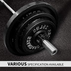 Cast Iron Olympic Weight Plate Set, Olympic Bar with Weight Set by FROGSHOP