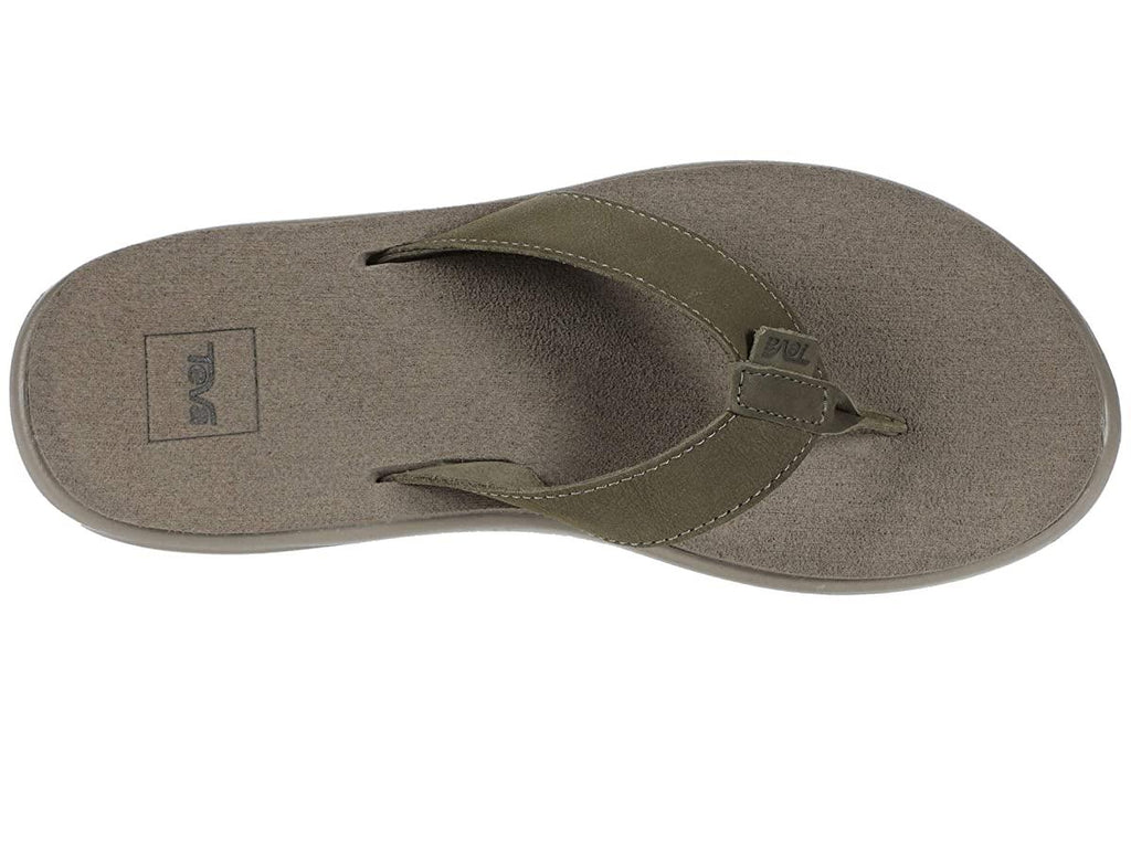 Teva Voya Flip Leather Burnt Olive