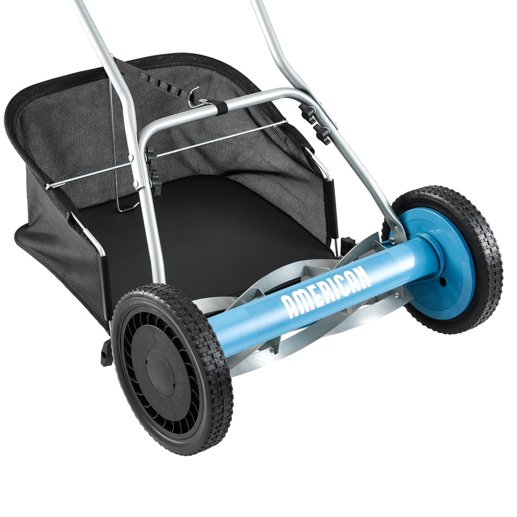 American Lawn Mower 1804-18 18" 5-Blade Reel Mower with Grass Catcher