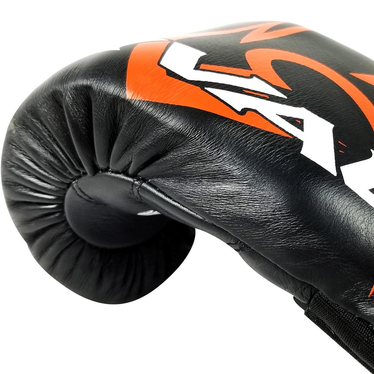 Rival Boxing RFX-Guerrero-V SF-F Soft Bag Gloves - 8 oz. - Black/Orange