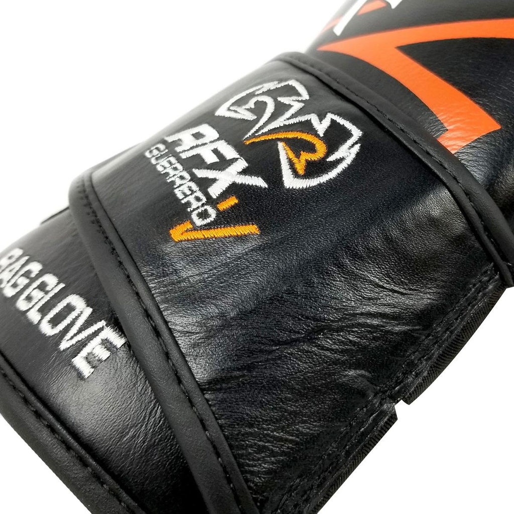 Rival Boxing RFX-Guerrero-V SF-F Soft Bag Gloves - 8 oz. - Black/Orange