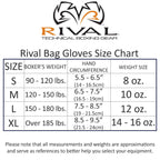 Rival Boxing RB1 2.0 Ultra Hook and Loop Bag Gloves - XL - Red