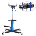 1100LBS 2 StaHydraulic Transmission Jack w/ 360閹虹爤wivel Wheels Lift Hoist Blue