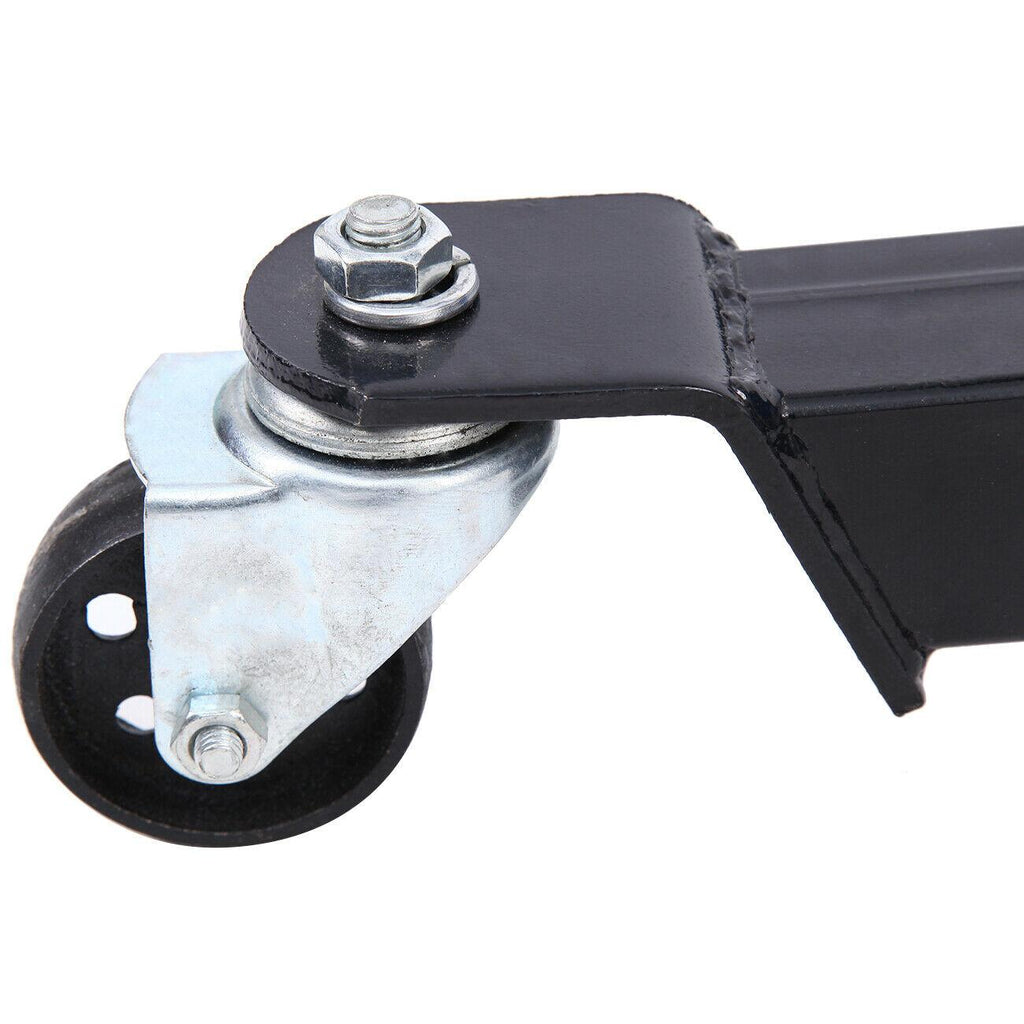 1100LBS 2 StaHydraulic Transmission Jack w/ 360閹虹爤wivel Wheels Lift Hoist Blue