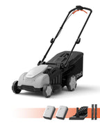 18-inch 40V Brushless Lawn Mower for Garden Yards, Lightweight Cordless Lawn Mower Battery Powered with 6-Position Height Adjustment, 2x5.0Ah Battery Included