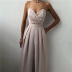 Sling waist straight mopping jumpsuit