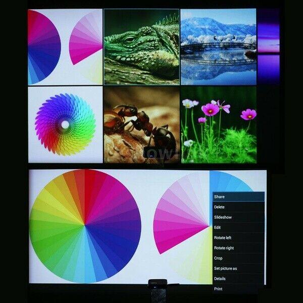 16gb m6 2 in 1 wifi bluetooth 4.0 smart mobile dlp led projector theater +tv box