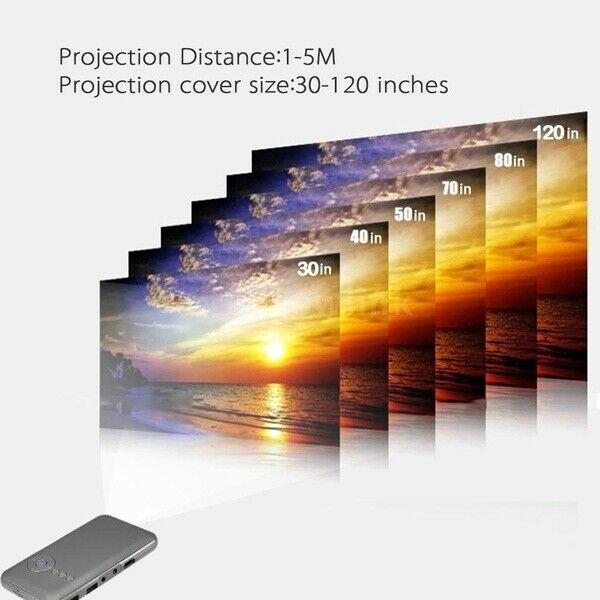 16gb m6 2 in 1 wifi bluetooth 4.0 smart mobile dlp led projector theater +tv box