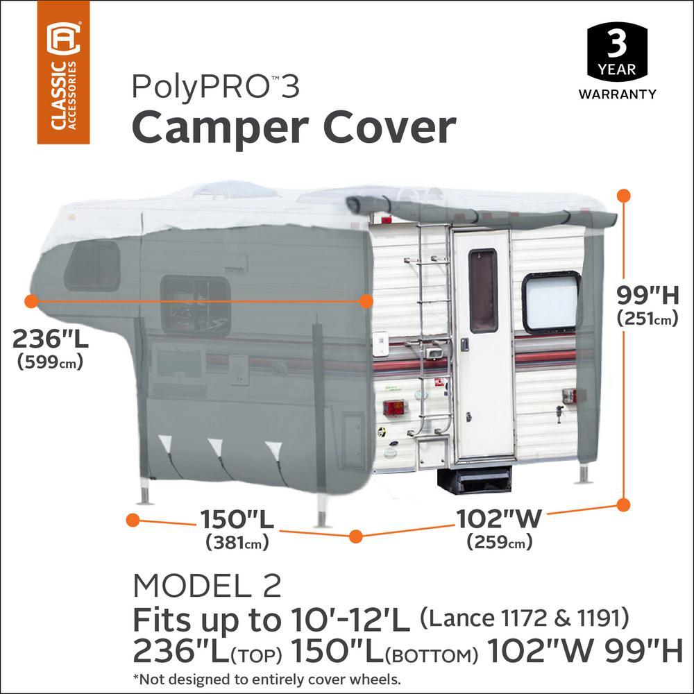 PolyPro3 10 ft. x 12 ft. Deluxe Camper Cover