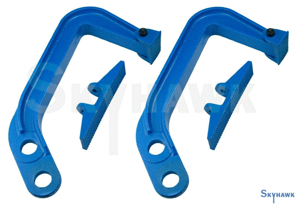 2 - 6 TON Auto Body Frame Jumbo Deep Hook Clamp Pulling Puller Set