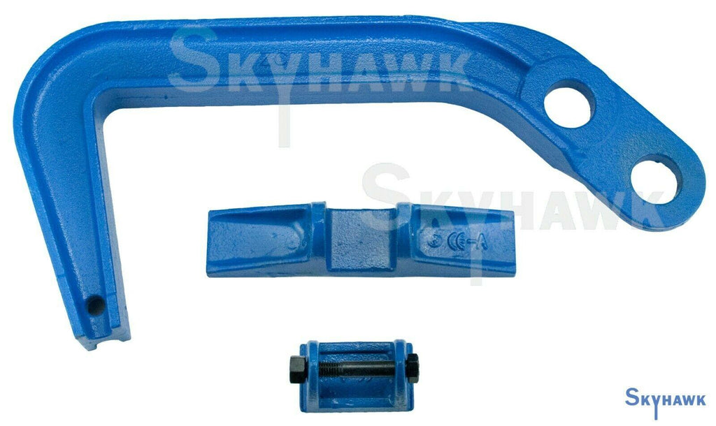 2 - 6 TON Auto Body Frame Jumbo Deep Hook Clamp Pulling Puller Set