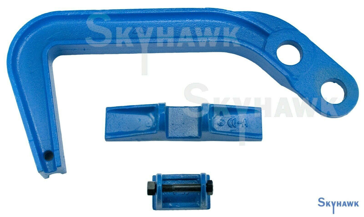 2 - 6 TON Auto Body Frame Jumbo Deep Hook Clamp Pulling Puller Set
