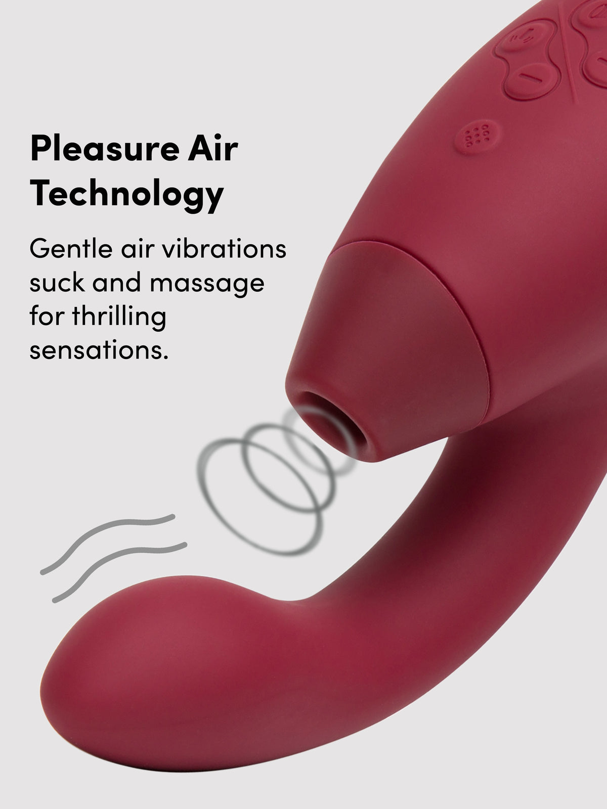 Womanizer Red Duo Rechargeable G-Spot and Clitoral Stimulator, Red | Red