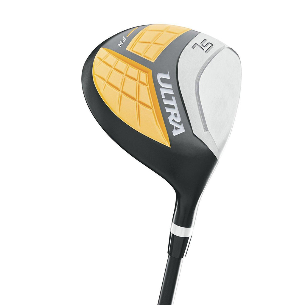 Wilson Ultra Men's Complete 13 Piece Right Handed Golf Club Set &amp; Stand, Yellow
