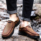 Shoes - 2021 Breathable ng Summer Genuine Leather Casual Men Shoes