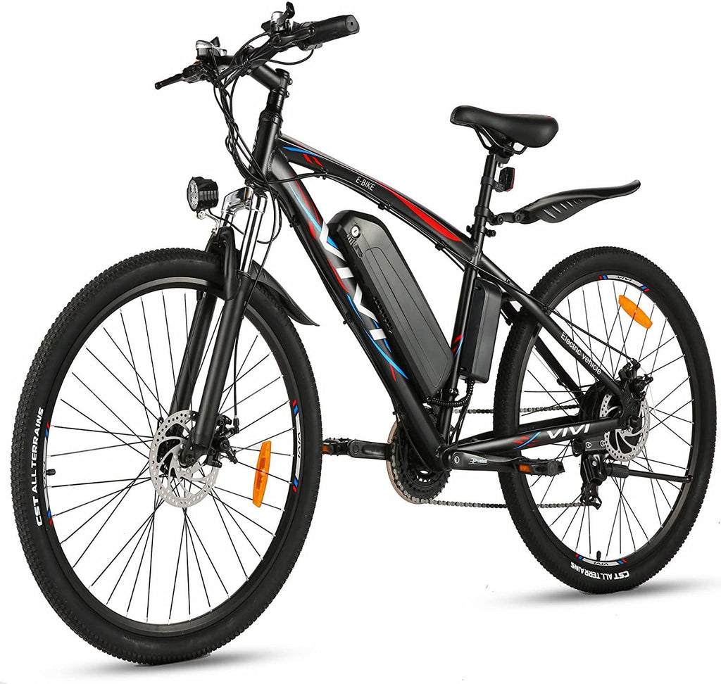 VIVI Electric Bike 500W 48V E-Bike for Adult 27.5 Inch Electric Mountain Bike with Removable 10.4Ah Lithium-Ion Battery, 21 Speed Gear Electric Bicycle Men Women