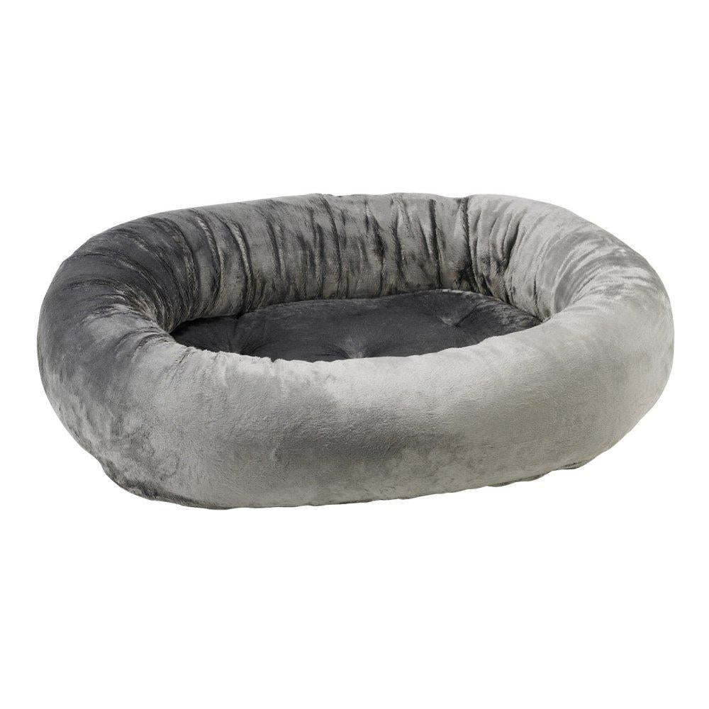 Bowsers Donut Bed, Medium, Grey Teddy