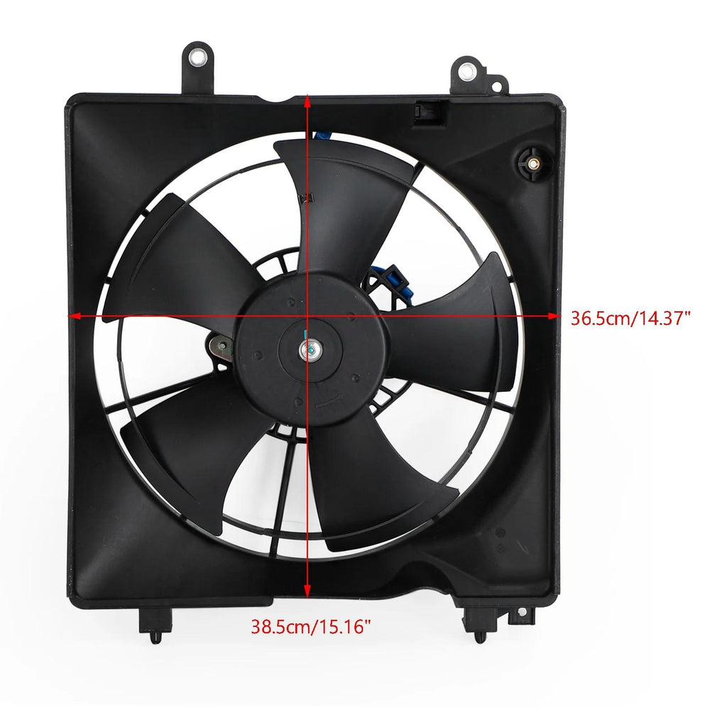 2013-2015 Honda Civic Natural Gas, Touring Radiator Cooling Fan Driver Side 19030R1AA01PFM TYC601350 HO3115158 19015R1AA01 19020RSAG01 19015-R1A-A01 Generic