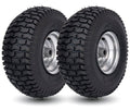 15x6.00-6 Lawn Mower Tire and Wheel Front Tire Compatible with    Riding Mowers Lawn Tractors
