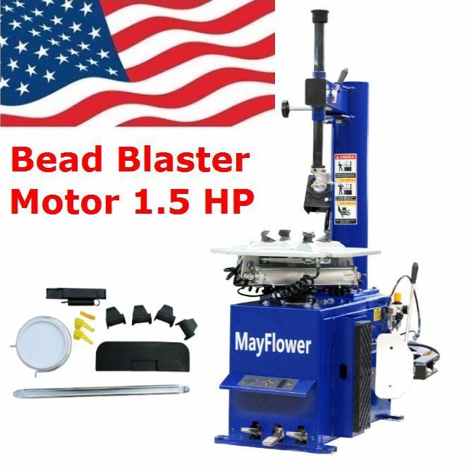 1.5 Horse Power Tire Changer Wheel Changers Machine Rim clamp 950 Bead Blaster