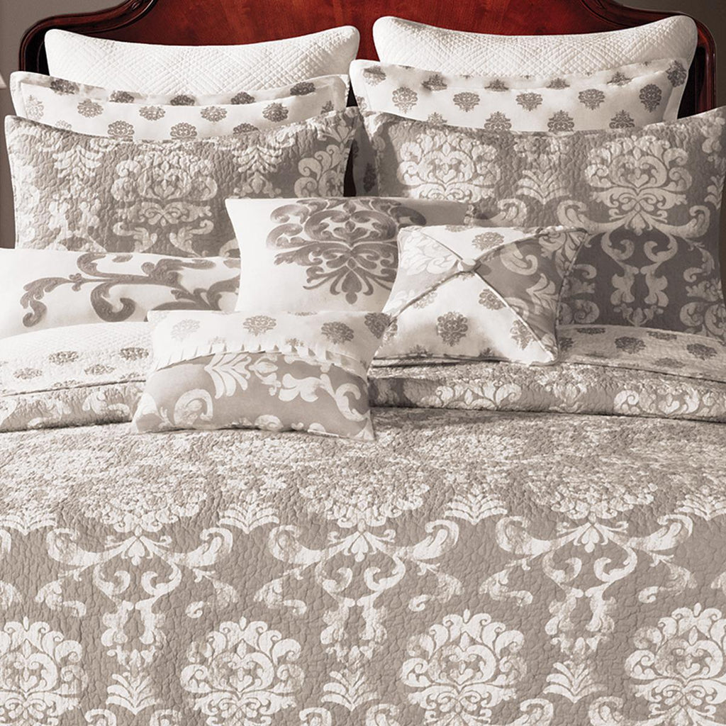 Colonial Williamsburg Providence Twin Quilt Cotton Lightweight Machine Washable Reversible Bedspread Coverlet
