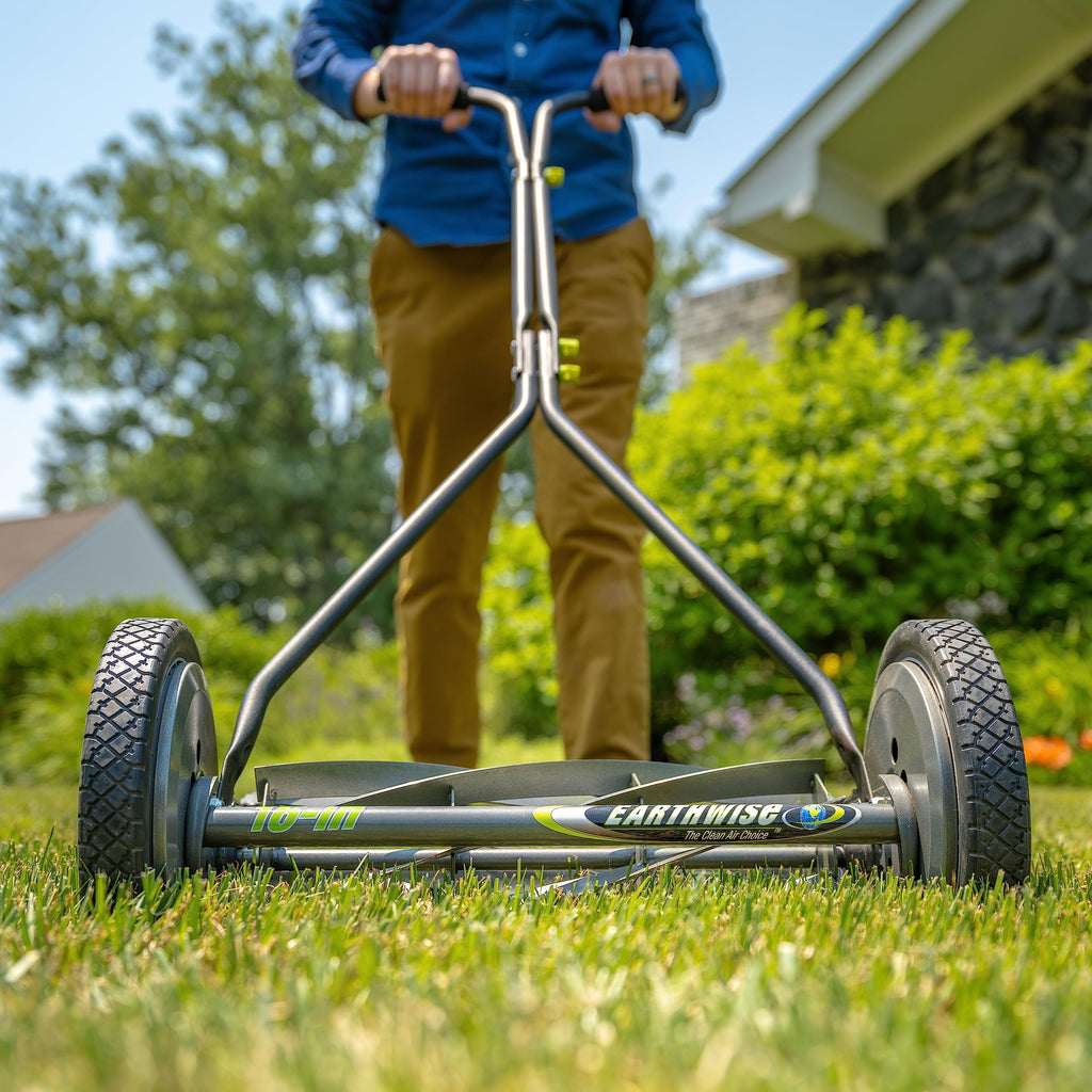 1715-16EW 16-Inch 7-Blade Push Reel Lawn Mower, Grey