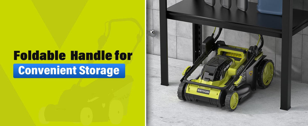 40V 16-inch Cordless Lawn Mower with 45L Grass Collection Bag, 6 Position Height Adjustment Electric Lawn Mower, 2 x 20V 4.0Ah Battery Powered Push Lawnmower, 2.4A Fast Charger, Lemon Green