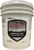landscape loc mulch &amp; rock bond - 5 gallon