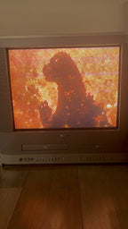 toshiba mw20fp3 20"stereo  tv/dvd/vcr/rec combo video gaming game retro *working