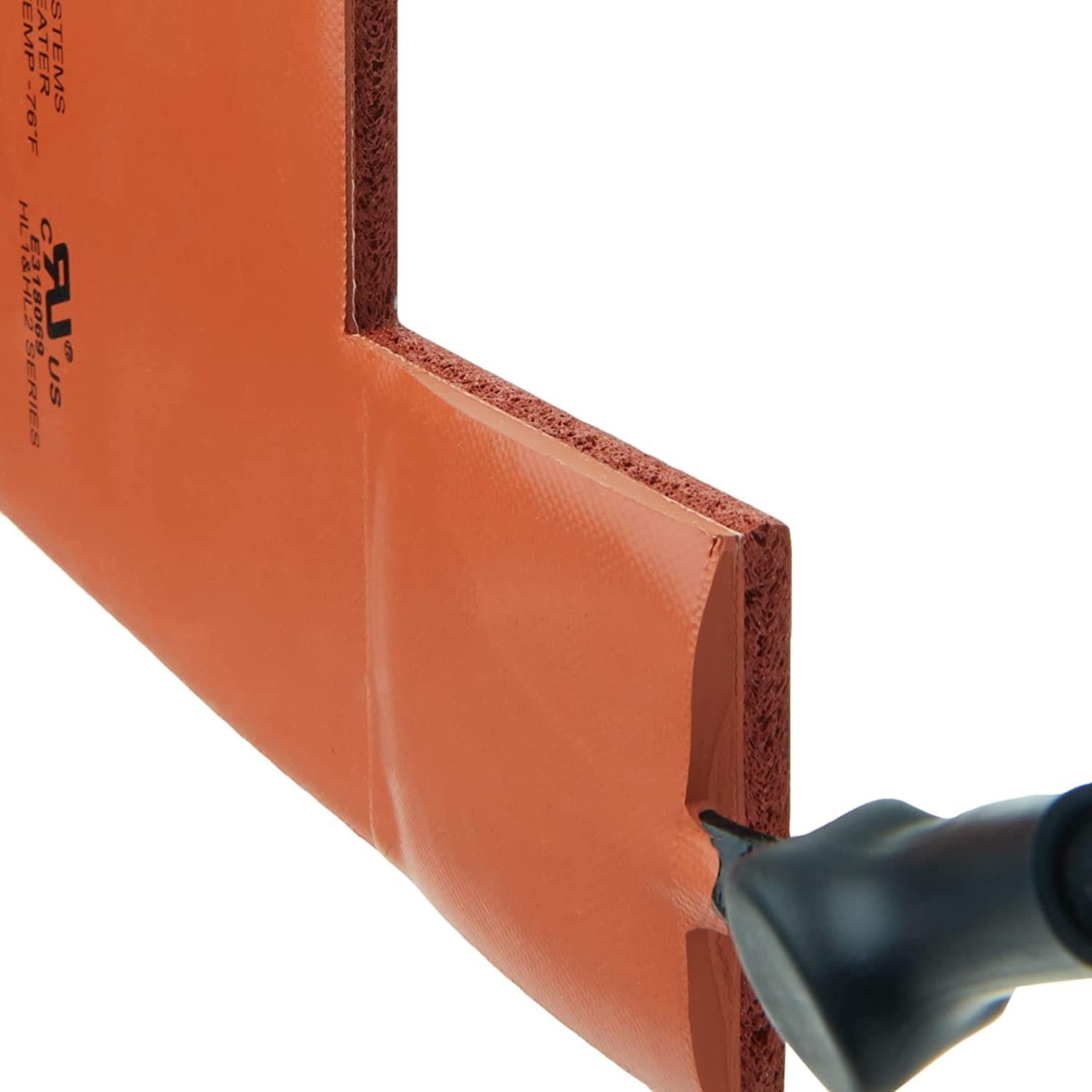 7101 Battery Heater Pad for 9kW - 22kW Air Cooled Standby Generators , Orange