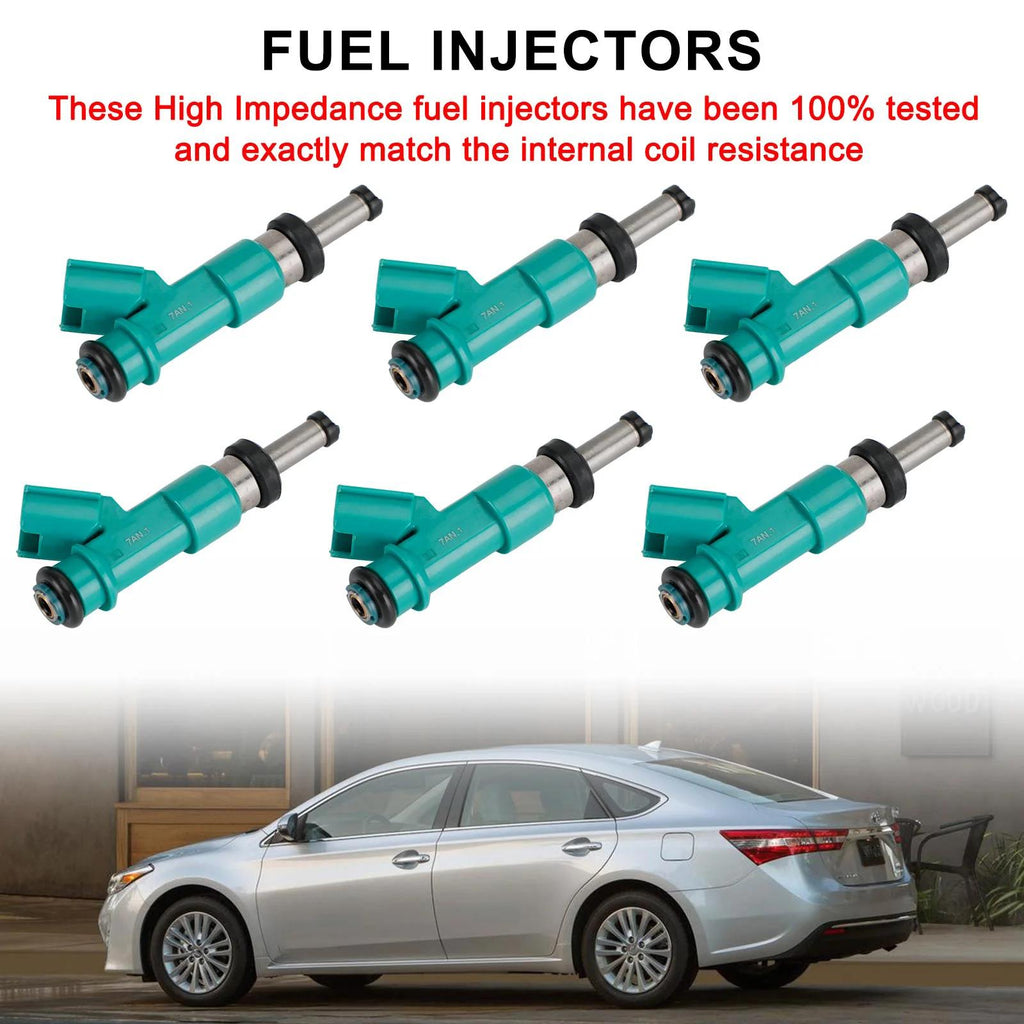 Fuel Injectors 232090P010 2320931090 232500P010 FJ1084 Fit 2012-2023 Toyota Camry 2.5L I4/3.5L V6 Generic