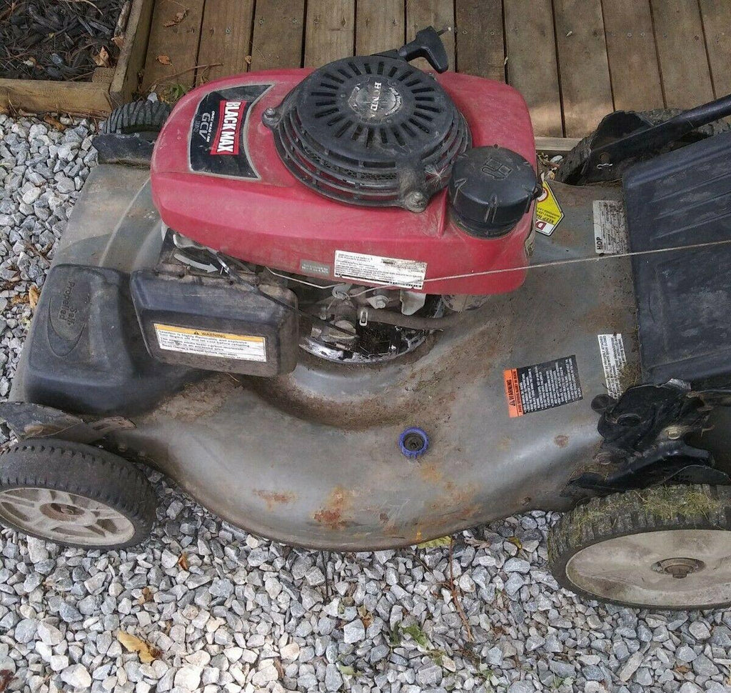 BLACK MAX 3-in-1 Gas MULCHING Lawn Mower WORKS GREAT LOCAL PICKUP MICHIGAN