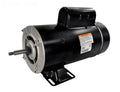 3 hp black thru-bolt dual speed round flange pool motor