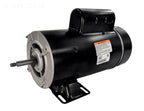 3 hp black thru-bolt dual speed round flange pool motor