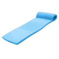 TRC Recreation Sunsation Foam Raft Lounger Pool Floats, Bahama Blue &amp; Yellow