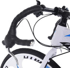 LYBOHO 26 inch 21 Speed Commuters Aluminum Full Suspension Road Bike, High Carbon Steel Frame Mechanical Disc Brake,700c Tire, for Adult Teens【Black, Shipping from USA】