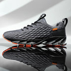 Men's Blade Running Red Black Grey White Sneakers