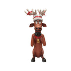 Funny Reindeer Begging Christmas Decor 3FT - Funny Reindeer Begging Statue