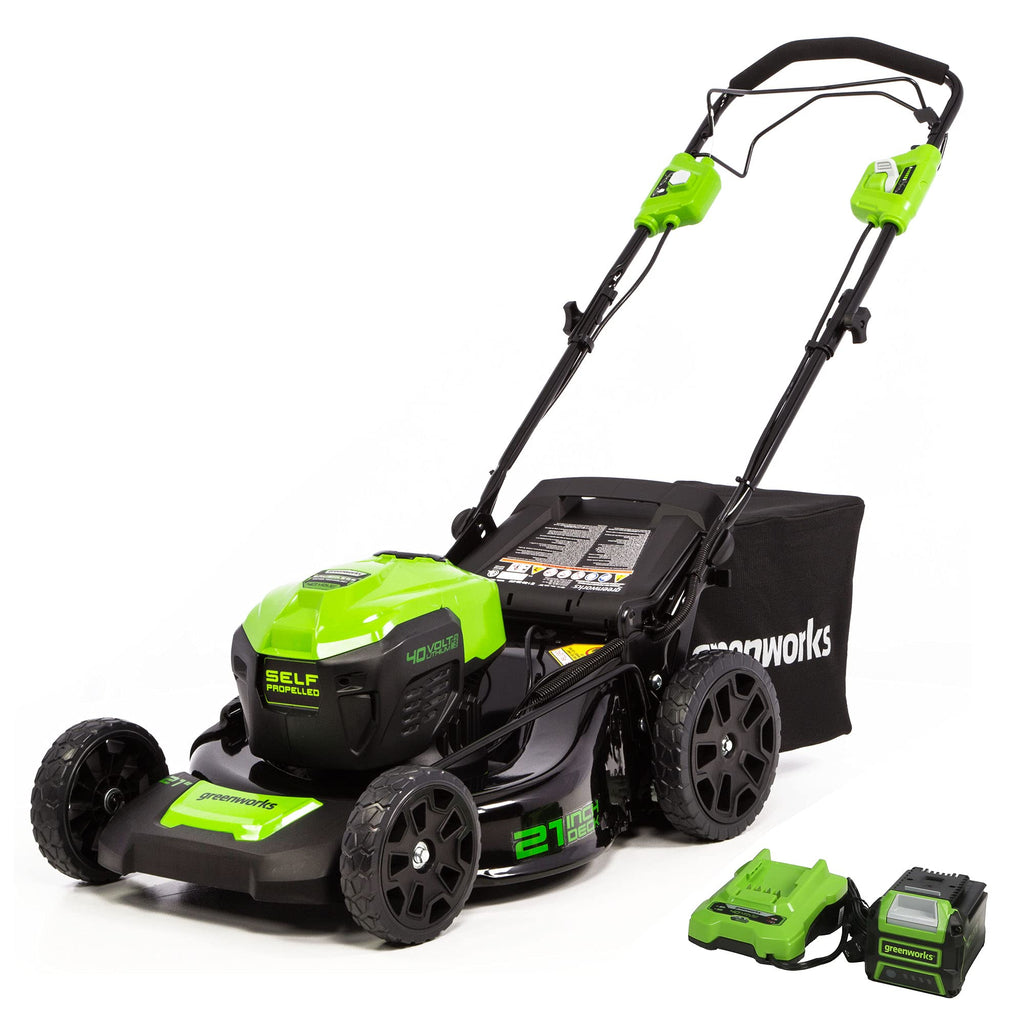 40V 21" Brushless Cordless (Self-Propelled) Lawn Mower (75+ Compatible Tools), 5.0Ah Battery and Charger Included