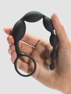 Fifty Shades of Grey Pleasure Intensified Silicone Anal Beads, Grey