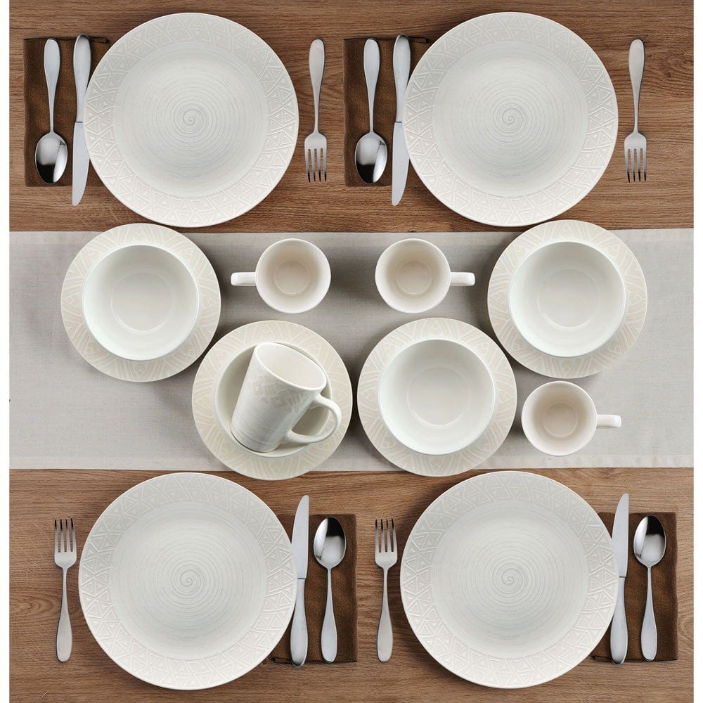 Vera 16 Piece Dinnerware Set, Service for 4