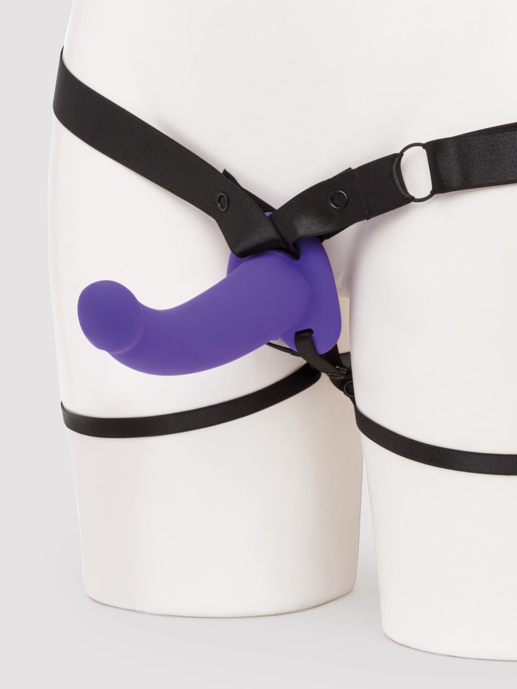 Lovehoney Double Take Double-Ended Strap-On Dildo, Purple